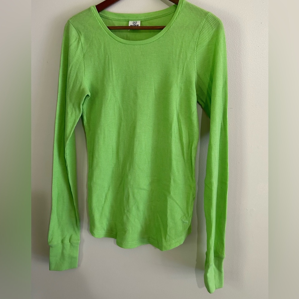 Victoria's Secret Lime Green Long Sleeve Top - Picture 4 of 4